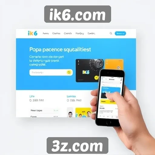 Desempenho do site ik6.com em dispositivos móveis