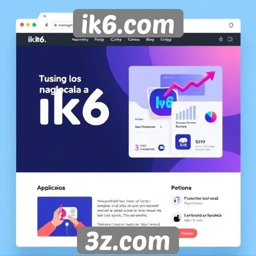 Análise da interface de usuário do ik6.com